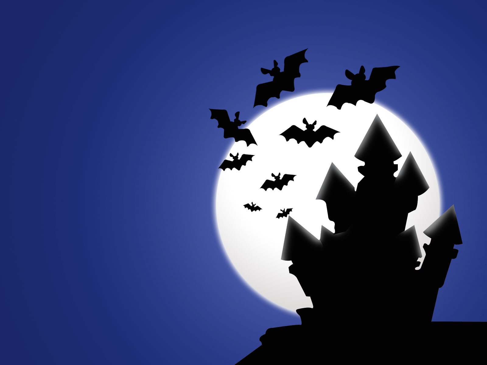 Cartoon Halloween Vampire Background