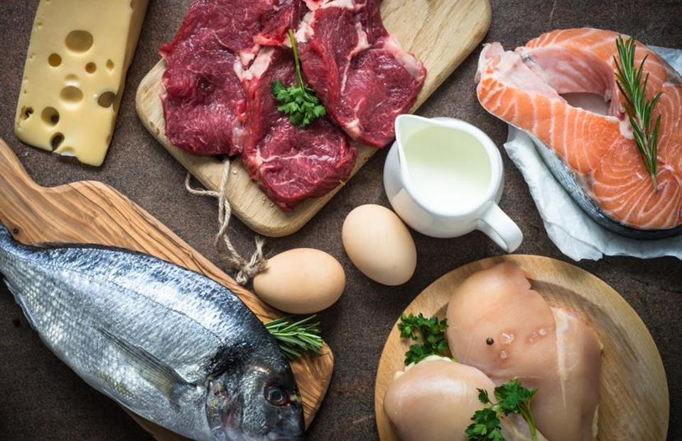 Meat, fish, dairy and shellfish